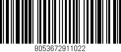 Código de barras (EAN, GTIN, SKU, ISBN): '8053672911022'