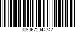 Código de barras (EAN, GTIN, SKU, ISBN): '8053672944747'