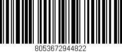 Código de barras (EAN, GTIN, SKU, ISBN): '8053672944822'