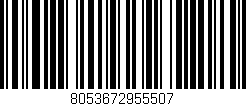 Código de barras (EAN, GTIN, SKU, ISBN): '8053672955507'