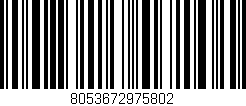 Código de barras (EAN, GTIN, SKU, ISBN): '8053672975802'