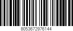 Código de barras (EAN, GTIN, SKU, ISBN): '8053672976144'