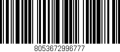 Código de barras (EAN, GTIN, SKU, ISBN): '8053672996777'