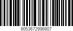 Código de barras (EAN, GTIN, SKU, ISBN): '8053672996807'