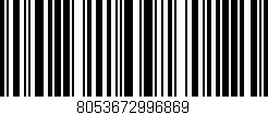 Código de barras (EAN, GTIN, SKU, ISBN): '8053672996869'