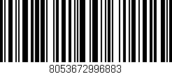 Código de barras (EAN, GTIN, SKU, ISBN): '8053672996883'
