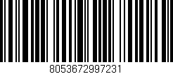 Código de barras (EAN, GTIN, SKU, ISBN): '8053672997231'