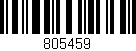 Código de barras (EAN, GTIN, SKU, ISBN): '805459'