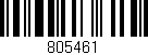 Código de barras (EAN, GTIN, SKU, ISBN): '805461'