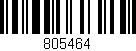 Código de barras (EAN, GTIN, SKU, ISBN): '805464'