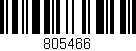 Código de barras (EAN, GTIN, SKU, ISBN): '805466'