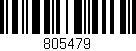 Código de barras (EAN, GTIN, SKU, ISBN): '805479'
