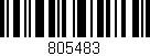 Código de barras (EAN, GTIN, SKU, ISBN): '805483'