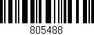Código de barras (EAN, GTIN, SKU, ISBN): '805488'