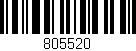 Código de barras (EAN, GTIN, SKU, ISBN): '805520'