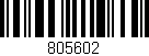 Código de barras (EAN, GTIN, SKU, ISBN): '805602'