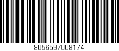 Código de barras (EAN, GTIN, SKU, ISBN): '8056597008174'