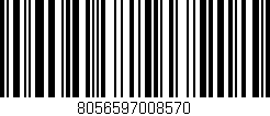 Código de barras (EAN, GTIN, SKU, ISBN): '8056597008570'