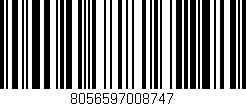 Código de barras (EAN, GTIN, SKU, ISBN): '8056597008747'