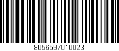 Código de barras (EAN, GTIN, SKU, ISBN): '8056597010023'