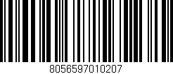 Código de barras (EAN, GTIN, SKU, ISBN): '8056597010207'