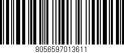 Código de barras (EAN, GTIN, SKU, ISBN): '8056597013611'