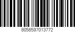 Código de barras (EAN, GTIN, SKU, ISBN): '8056597013772'