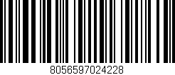 Código de barras (EAN, GTIN, SKU, ISBN): '8056597024228'