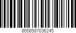 Código de barras (EAN, GTIN, SKU, ISBN): '8056597036245'