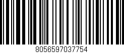 Código de barras (EAN, GTIN, SKU, ISBN): '8056597037754'