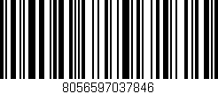 Código de barras (EAN, GTIN, SKU, ISBN): '8056597037846'