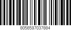 Código de barras (EAN, GTIN, SKU, ISBN): '8056597037884'