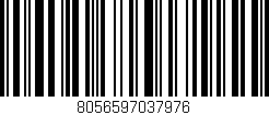 Código de barras (EAN, GTIN, SKU, ISBN): '8056597037976'