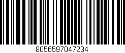 Código de barras (EAN, GTIN, SKU, ISBN): '8056597047234'