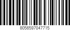 Código de barras (EAN, GTIN, SKU, ISBN): '8056597047715'