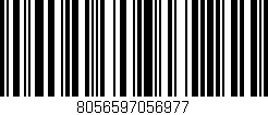 Código de barras (EAN, GTIN, SKU, ISBN): '8056597056977'