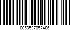 Código de barras (EAN, GTIN, SKU, ISBN): '8056597057486'