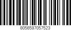 Código de barras (EAN, GTIN, SKU, ISBN): '8056597057523'