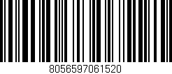 Código de barras (EAN, GTIN, SKU, ISBN): '8056597061520'