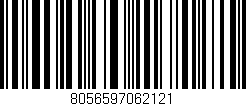 Código de barras (EAN, GTIN, SKU, ISBN): '8056597062121'