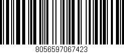 Código de barras (EAN, GTIN, SKU, ISBN): '8056597067423'