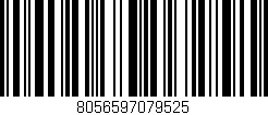 Código de barras (EAN, GTIN, SKU, ISBN): '8056597079525'