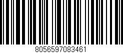 Código de barras (EAN, GTIN, SKU, ISBN): '8056597083461'