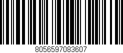 Código de barras (EAN, GTIN, SKU, ISBN): '8056597083607'