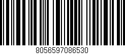 Código de barras (EAN, GTIN, SKU, ISBN): '8056597086530'