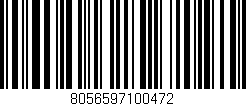 Código de barras (EAN, GTIN, SKU, ISBN): '8056597100472'