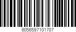 Código de barras (EAN, GTIN, SKU, ISBN): '8056597101707'
