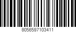 Código de barras (EAN, GTIN, SKU, ISBN): '8056597103411'