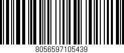 Código de barras (EAN, GTIN, SKU, ISBN): '8056597105439'
