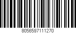 Código de barras (EAN, GTIN, SKU, ISBN): '8056597111270'